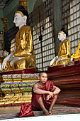 Yangon Myanmar. Shwedagon Pagoda (the Golden Stupa).  